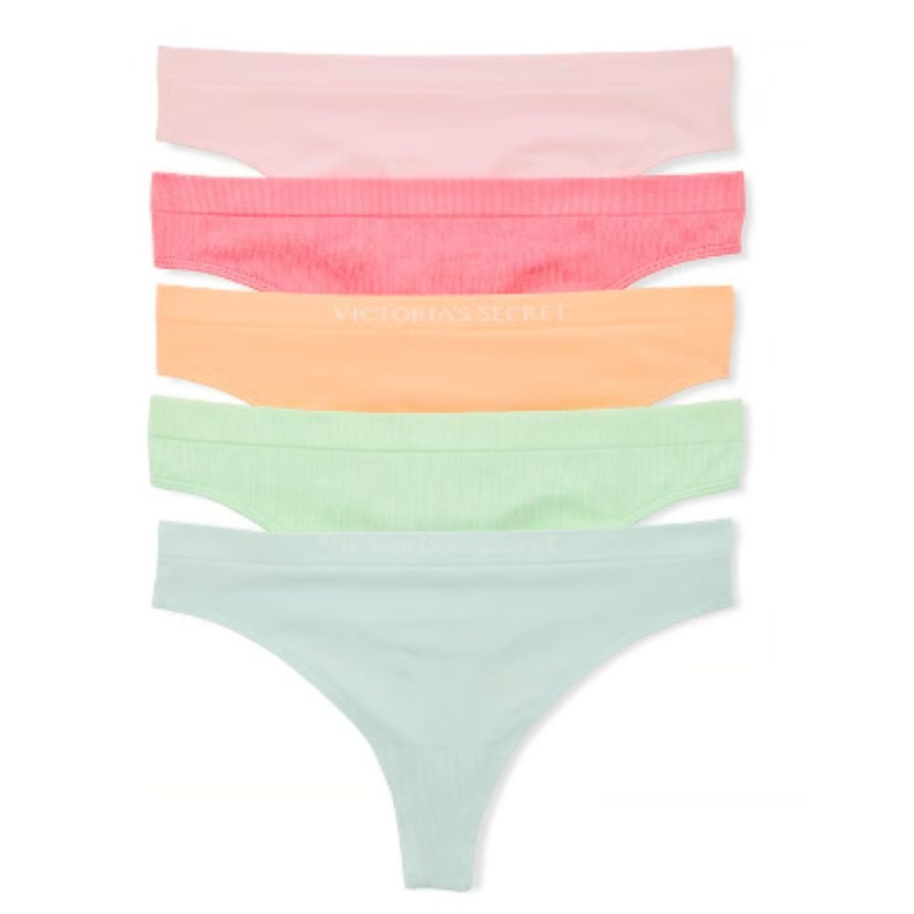 CALZON TANGA VICTORIA’S SECRET COLORS PACKX5 T-L